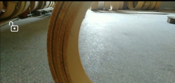 Heavy Duty Crane 0.65μ Non Asbestos Woven Brake Lining